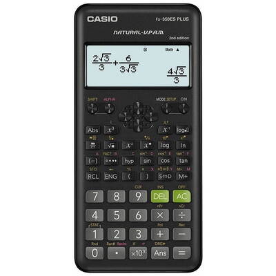 Calculatoar de birou FX-350ESPLUS-2 BLACK, 12 DIGIT DISPLAY