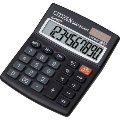 Calculatoar de birou SDC-810NR, 10-DIGIT, 127X105MM, BLACK