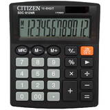 CITIZEN Calculatoar de birou SDC-812NR, 12-DIGIT, 127X105MM, BLACK