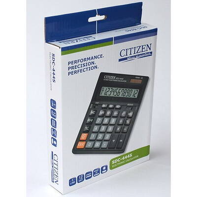 Calculatoar de birou SDC-444S, 12-DIGIT, 199X153MM, BLACK