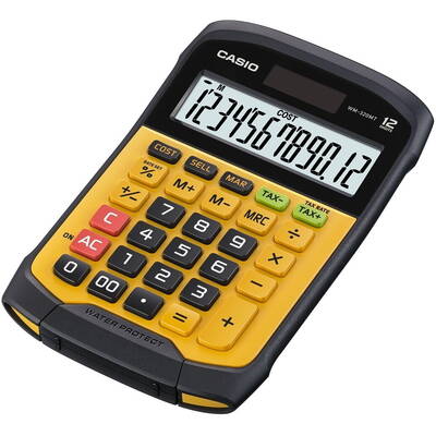 Calculatoar de birou WATERPROOF WM-320MT-S, 12-digit display, removable keyboard.