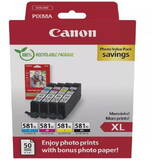 Canon CLI-581XL BK/C/M/Y Photo Value Pack