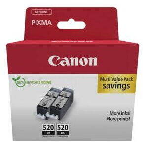 Cartus Imprimanta Canon PGI-520 BK black Twin Pack