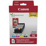 Canon CLI-571 XL BK/C/M/Y Photo Value Pack