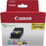 Cartus Imprimanta Canon Multipack CLI-551 (blister pack with security band)